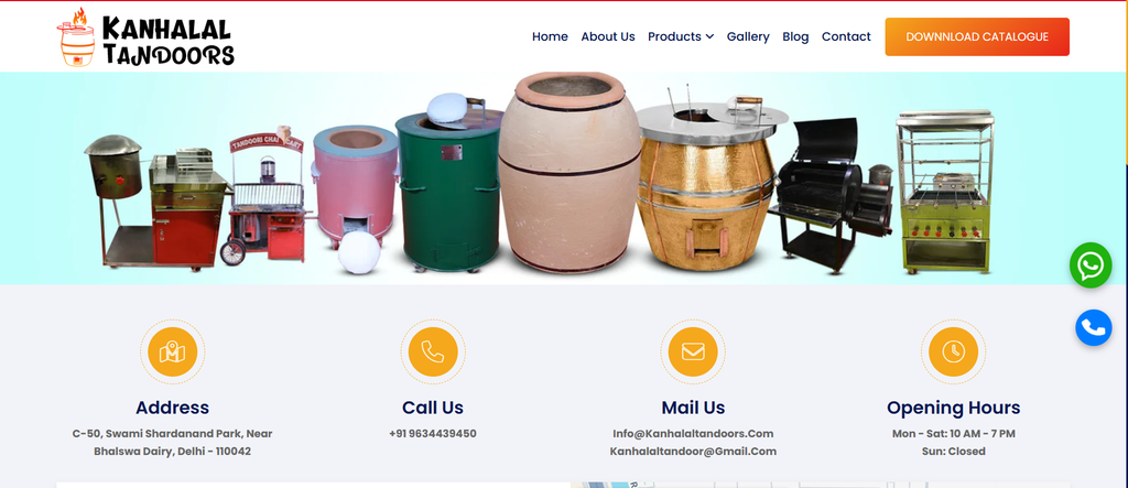 Why Choose Kanhalal Tandoors?